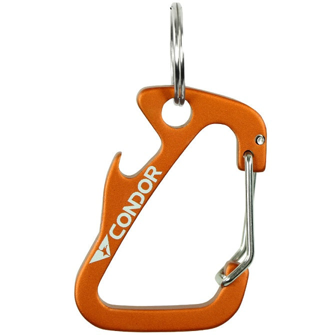 CONDOR CARABINER KEYCHAIN - BLAZE ORANGE