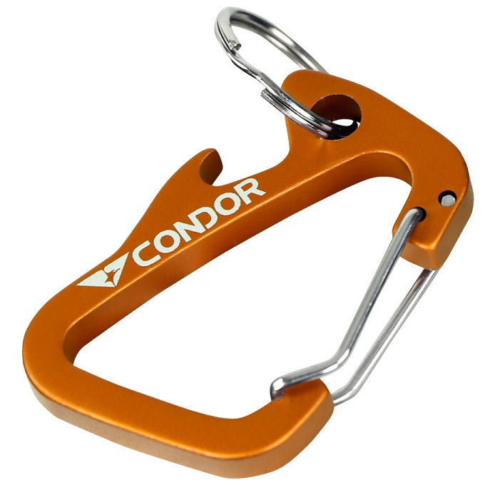 CONDOR CARABINER KEYCHAIN - BLAZE ORANGE