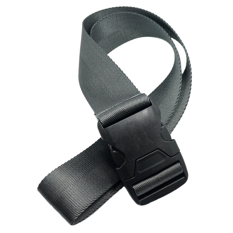 1.5" COVERT BUCKLE BELT - STEEL GREY