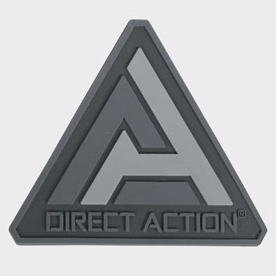 DIRECT ACTION® LOGO PATCH - PVC (BLACK)