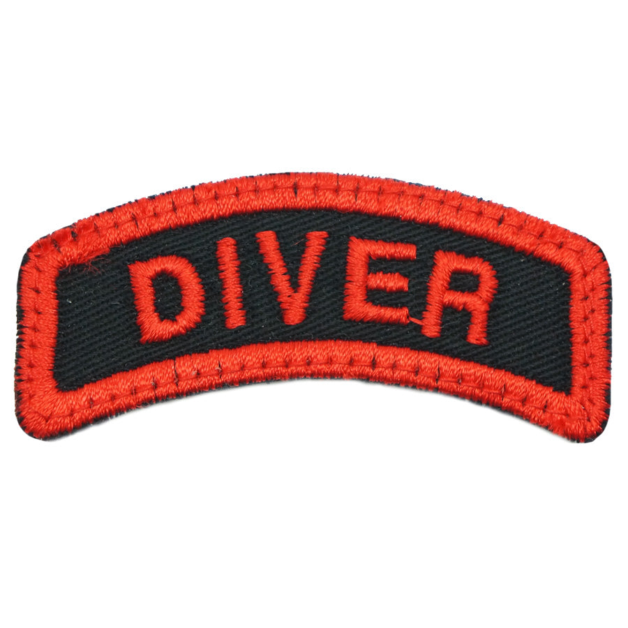 DIVER TAB - BLACK RED