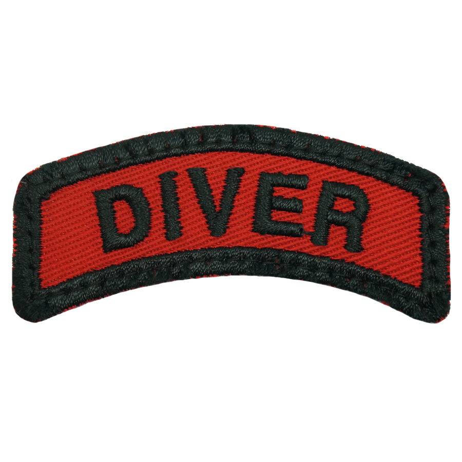 DIVER TAB - RED BLACK