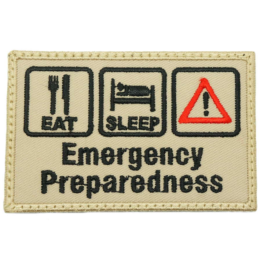 EMERGENCY PREPAREDNESS PATCH - KHAKI