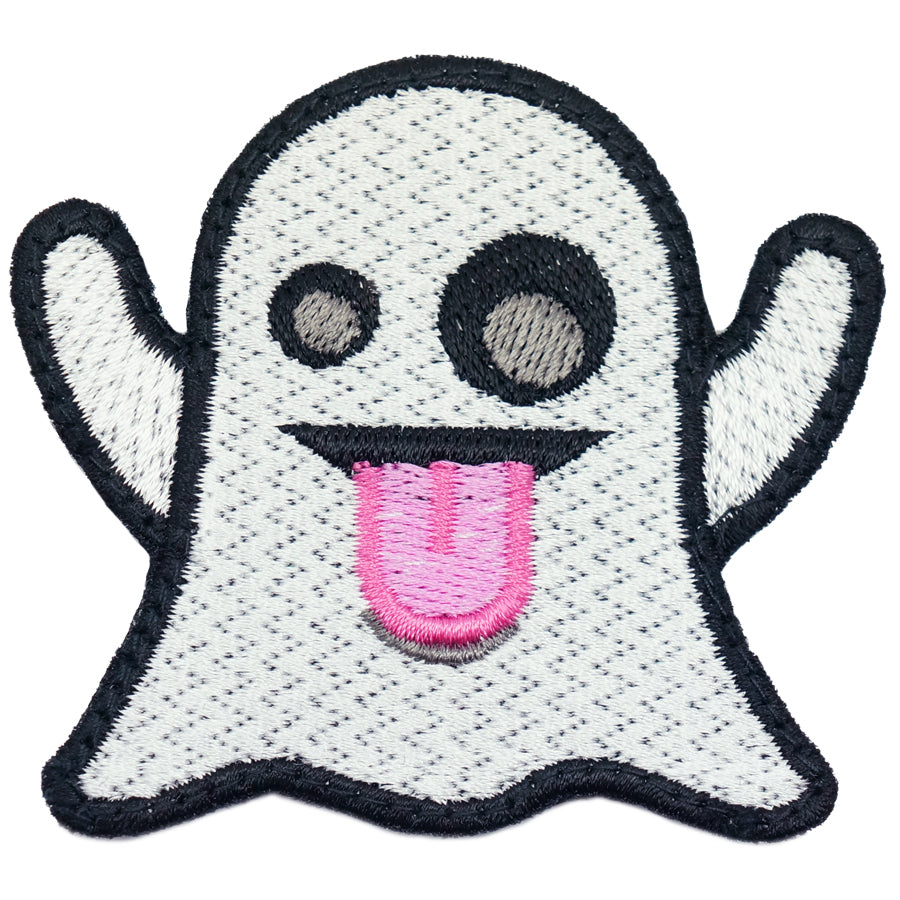 GHOST EMOJI PATCH - WHITE