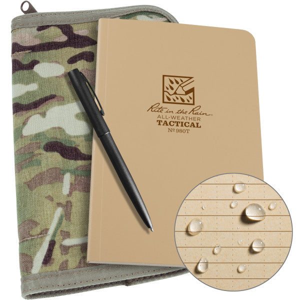 RITE IN THE RAIN WEATHERPROOF TACTICAL FIELD KIT 4.625" X 7.25" (980M-KIT)