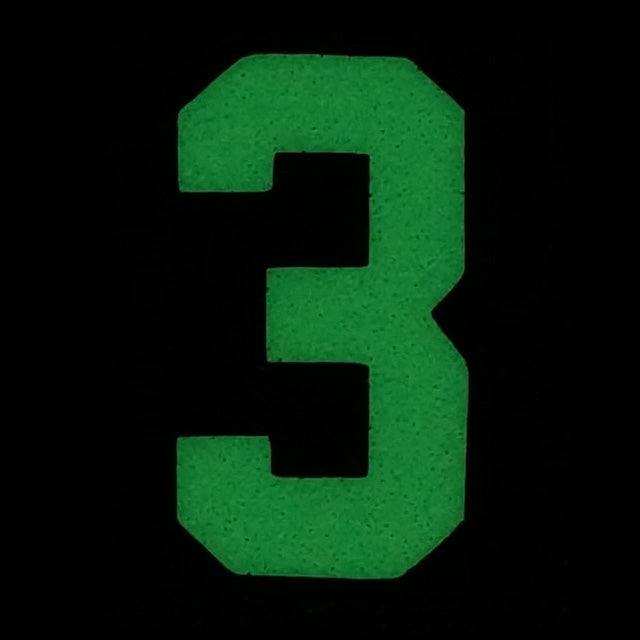 HGS NUMBER 3 PATCH - GLOW IN THE DARK