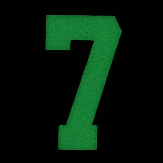 HGS NUMBER 7 PATCH - GLOW IN THE DARK