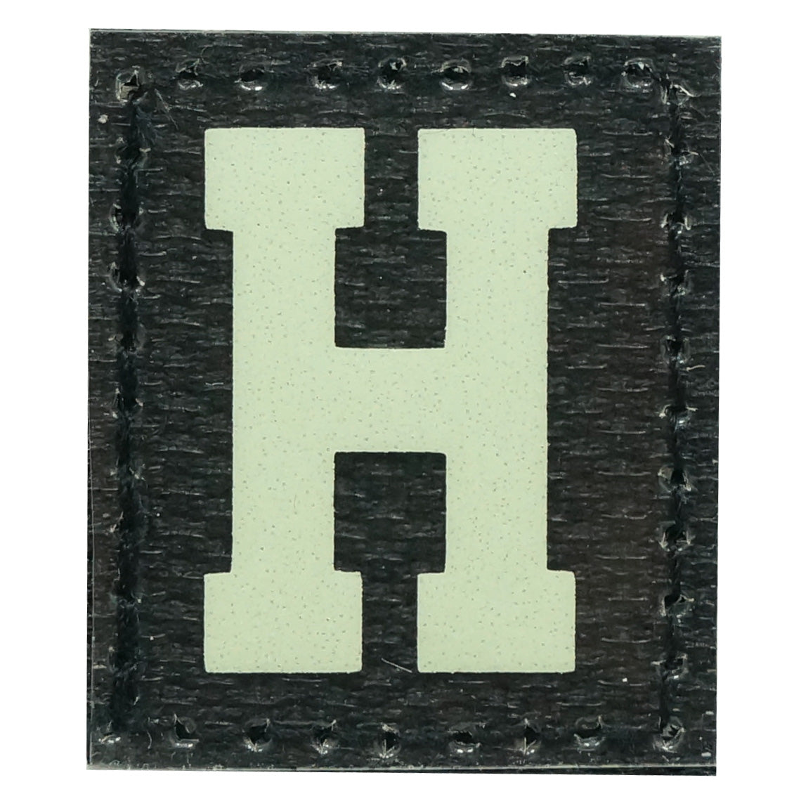 HGS LETTER H PATCH - GLOW IN THE DARK