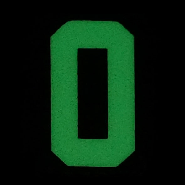HGS LETTER O PATCH - GLOW IN THE DARK