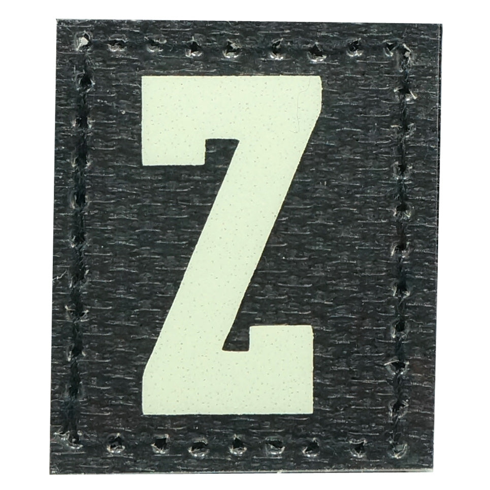 HGS LETTER Z PATCH - GLOW IN THE DARK