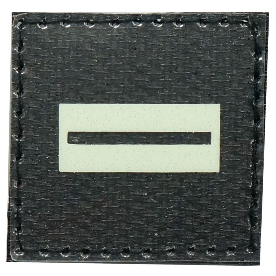 GLOW IN THE DARK RANK PATCH - LIEUTENANT