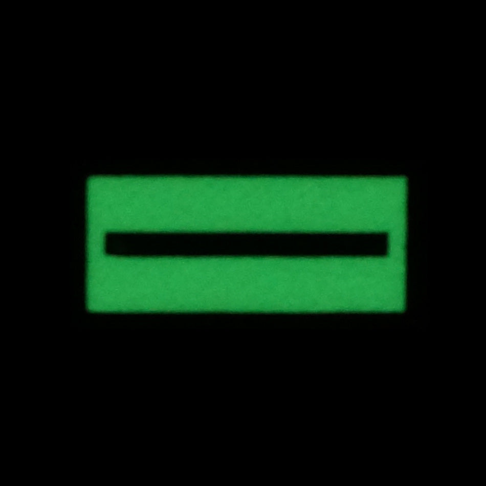 GLOW IN THE DARK RANK PATCH - LIEUTENANT