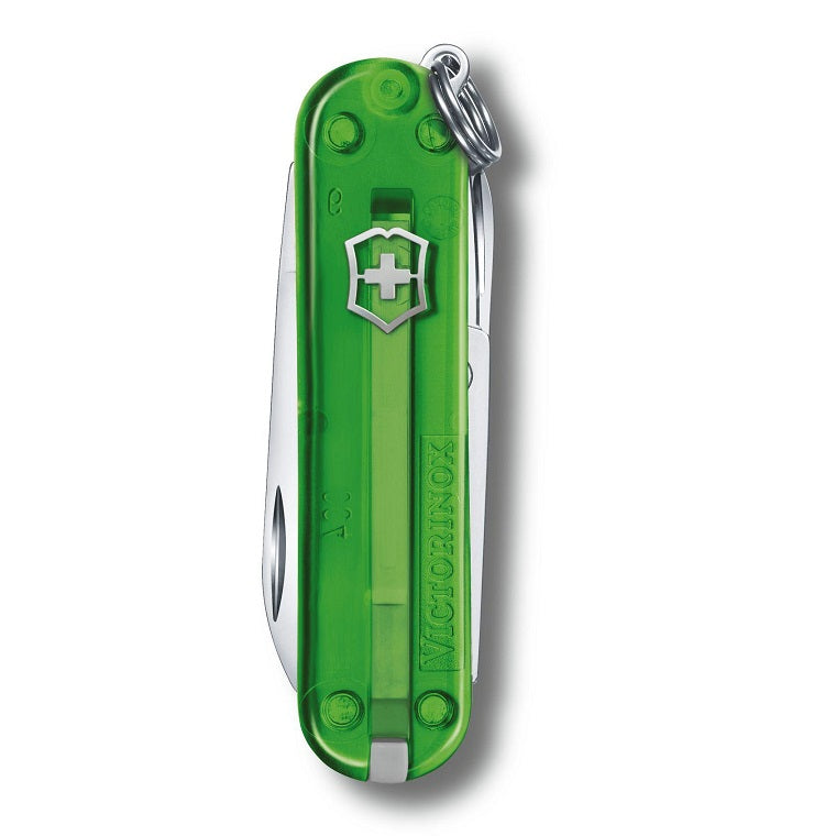 VICTORINOX CLASSIC SD TRANSPARENT, 58MM - GREEN TEA