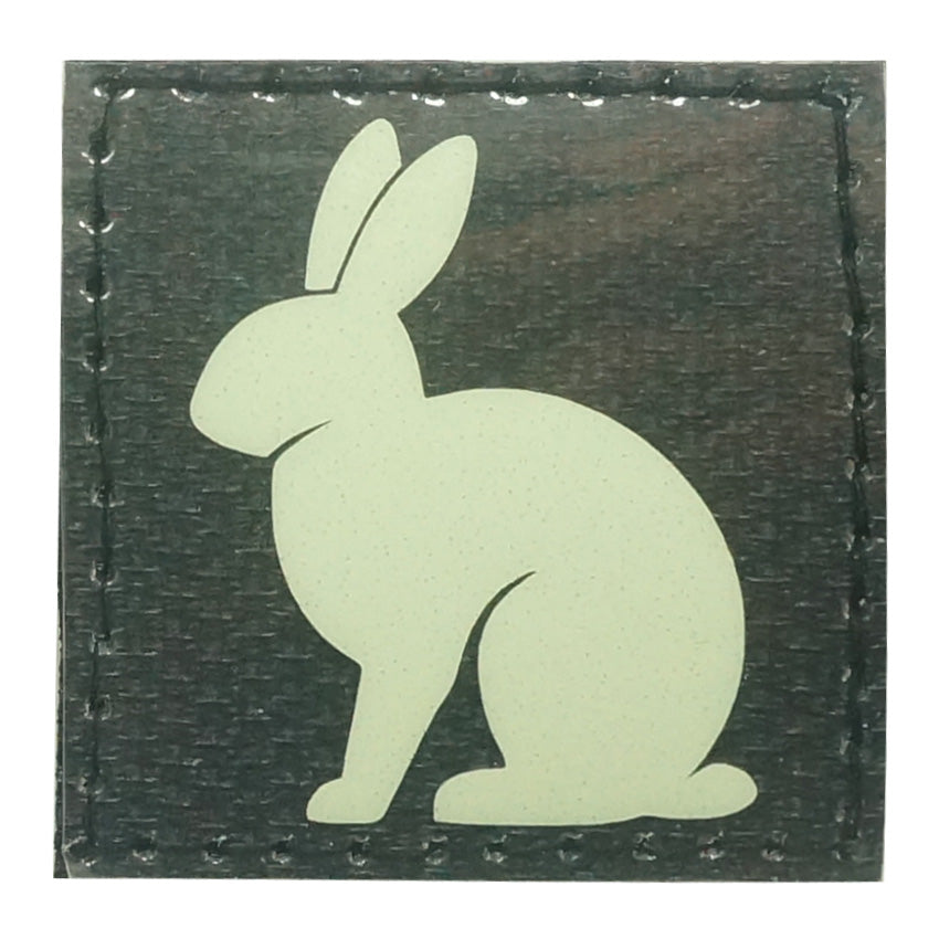 BUNNY RABBIT GITD PATCH - GLOW IN THE DARK