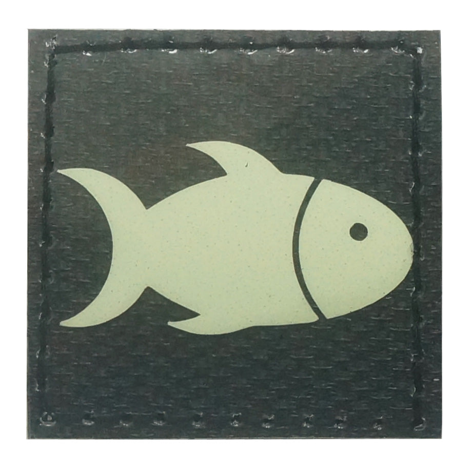 FISHY GITD PATCH - GLOW IN THE DARK
