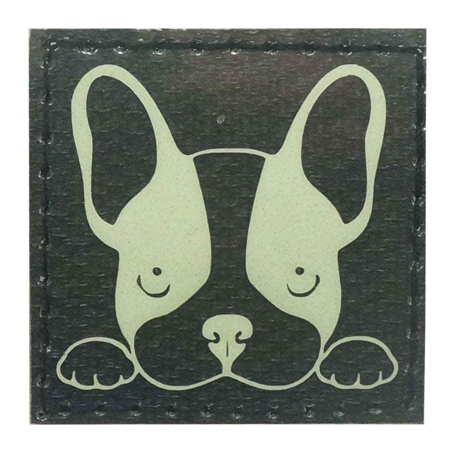 FRENCH BULLDOG GITD PATCH - GLOW IN THE DARK