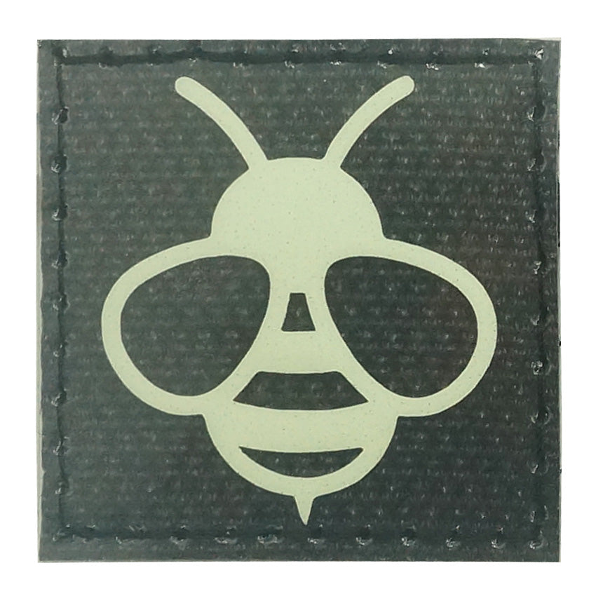 HONEY BEE GITD PATCH - GLOW IN THE DARK