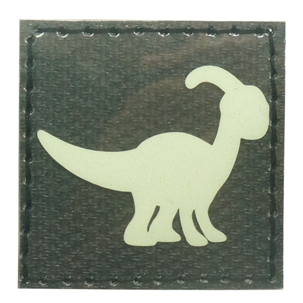 PARASAUROLOPHUS GITD PATCH - GLOW IN THE DARK