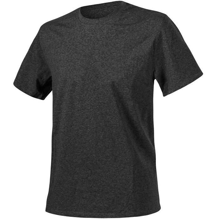 HELIKON-TEX COTTON T-SHIRT - MELANGE BLACK/GREY