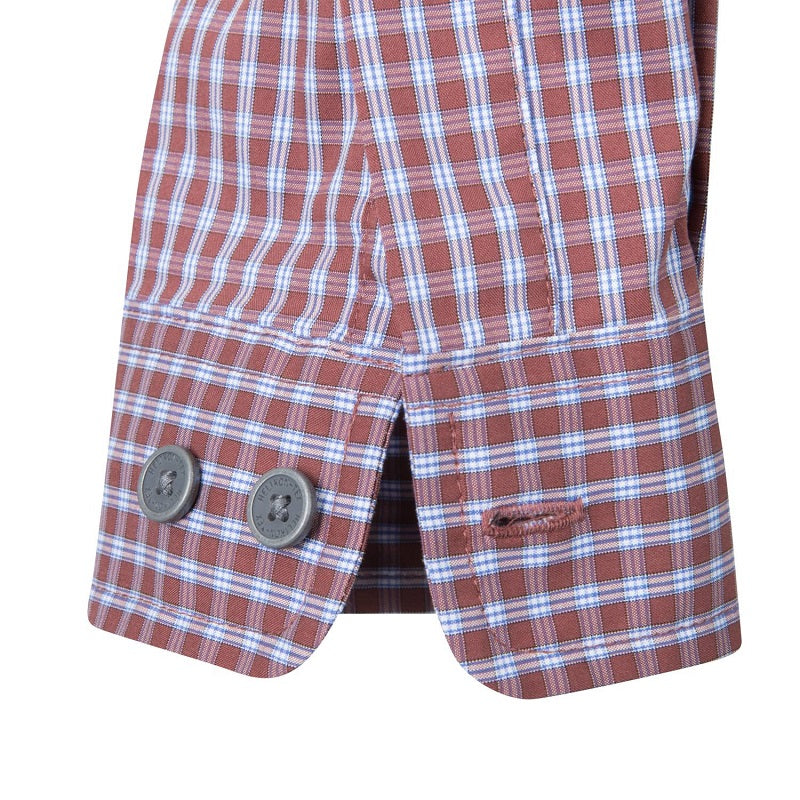 HELIKON-TEX COVERT CONCEALED CARRY SHIRT - SCARLET FLAME CHECKERED