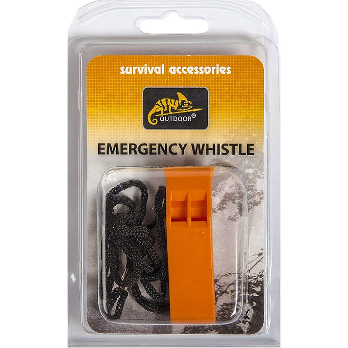 HELIKON-TEX EMERGENCY WHISTLE - POLYPROPYLENE - ORANGE
