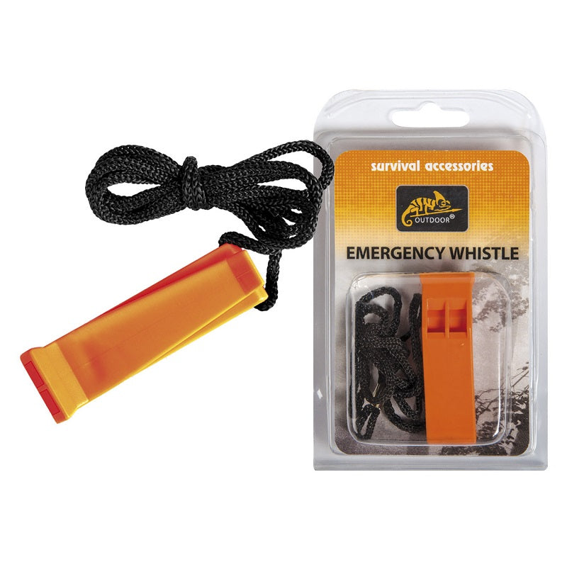 HELIKON-TEX EMERGENCY WHISTLE - POLYPROPYLENE - ORANGE