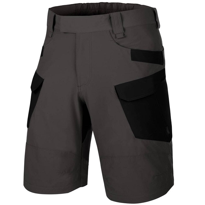 HELIKON-TEX OUTDOOR TACTICAL SHORTS 11" - VERSASTRECTH LITE (ASH GREY/BLACK A)