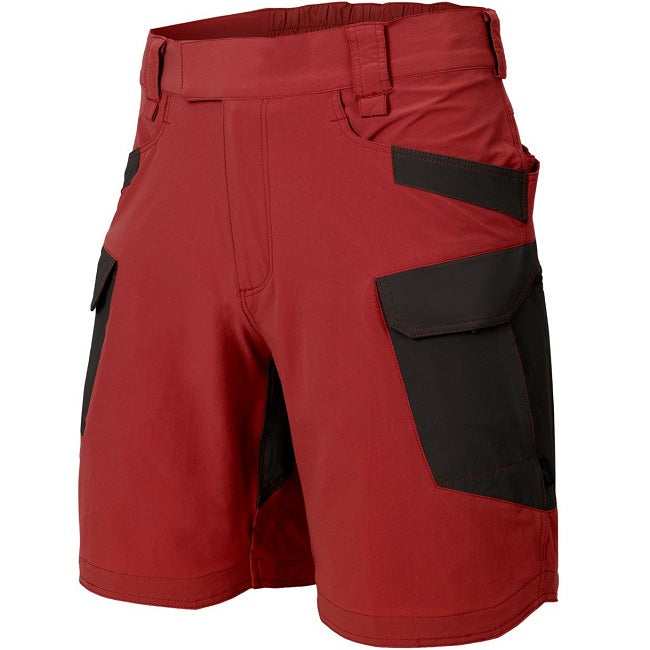 HELIKON-TEX OTS (OUTDOOR TACTICAL SHORTS) 8.5"® - VERSASTRECTH® LITE - CRIMSON SKY / BLACK A