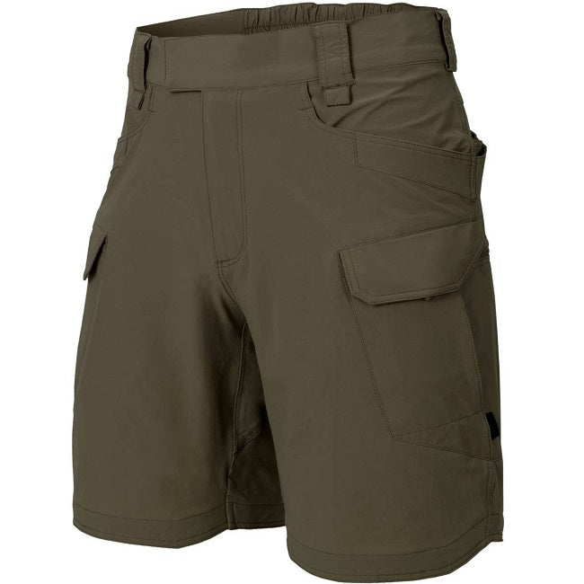 HELIKON-TEX OTS (OUTDOOR TACTICAL SHORTS) 8.5"® - VERSASTRECTH® LITE - TAIGA GREEN