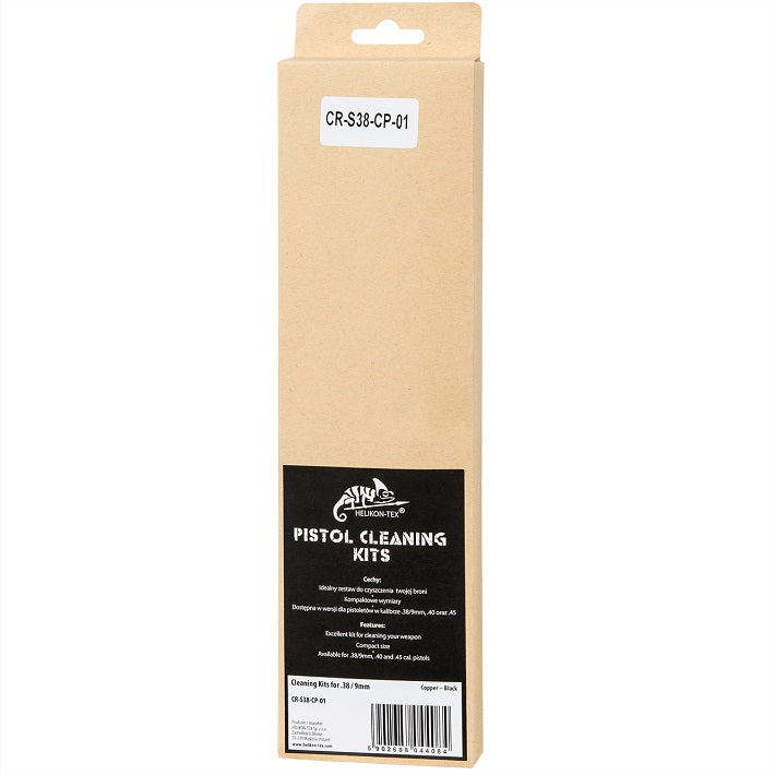 HELIKON-TEX PISTOL CLEANING KITS FOR .38 / 9MM - COPPER - BLACK