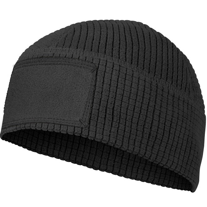 HELIKON-TEX RANGE BEANIE CAP® - GRID FLEECE - BLACK