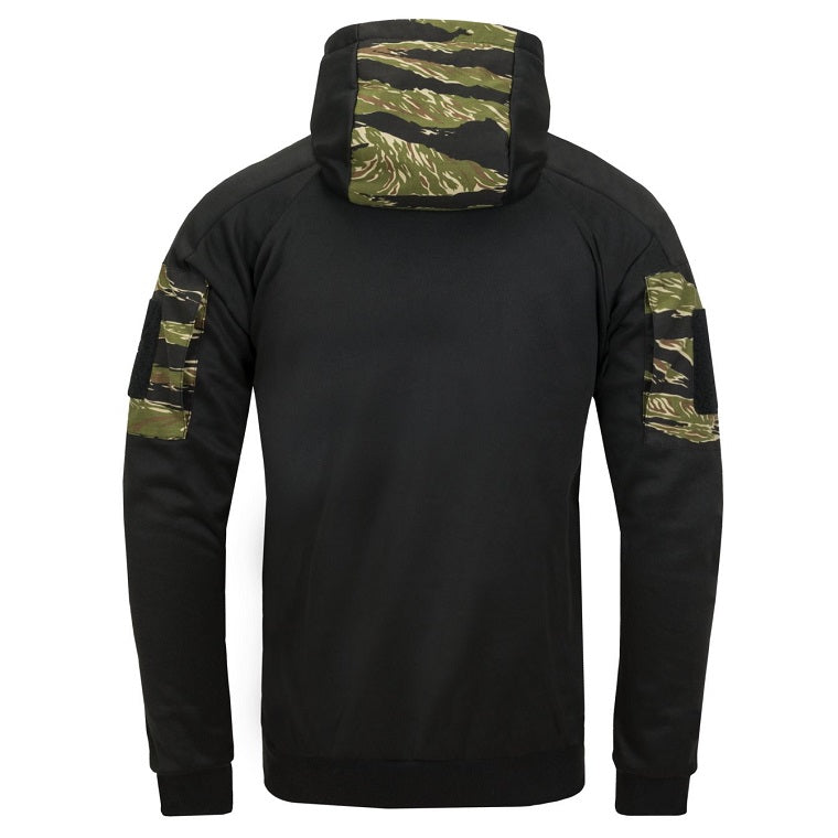 HELIKON-TEX ROGUE HOODIE (FULL ZIP) - BLACK TIGER STRIPE