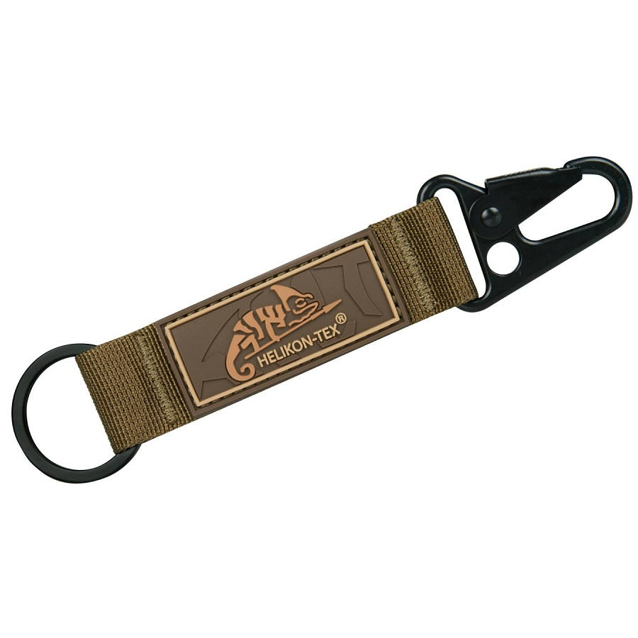 HELIKON-TEX SNAP HOOK KEYCHAIN WITH LOGO - NYLON - COYOTE