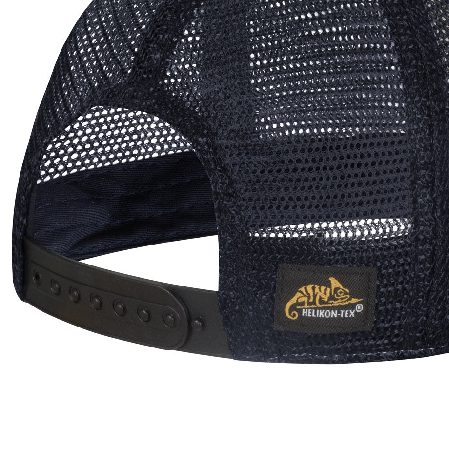 HELIKON-TEX TRUCKER CAP - DIRTY WASHED COTTON - DIRTY WASHED NAVY / NAVY A