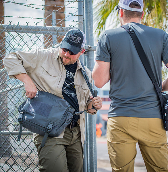 HELIKON-TEX URBAN COURIER BAG LARGE® - CORDURA® - SHADOW GREY / BLACK A