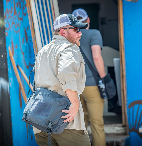 HELIKON-TEX URBAN COURIER BAG LARGE® - CORDURA® - SHADOW GREY / BLACK A