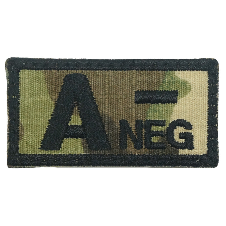 HGS BLOOD GROUP PATCH - A NEGATIVE (MULTICAM)