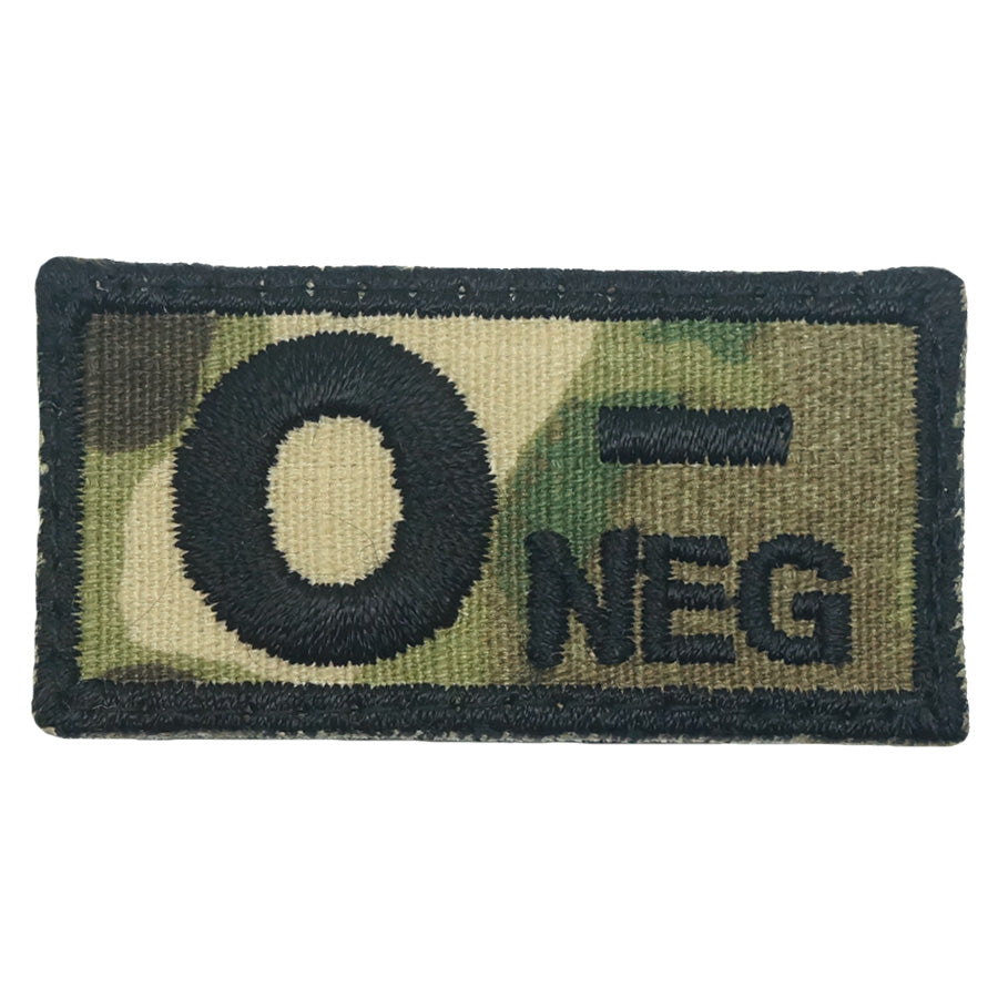 HGS BLOOD GROUP PATCH - O NEGATIVE (MULTICAM)