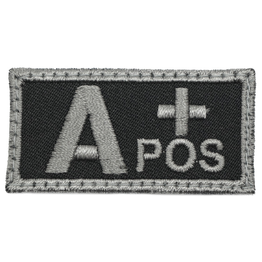 HGS BLOOD GROUP PATCH - A POSITIVE (BLACK FOLIAGE)