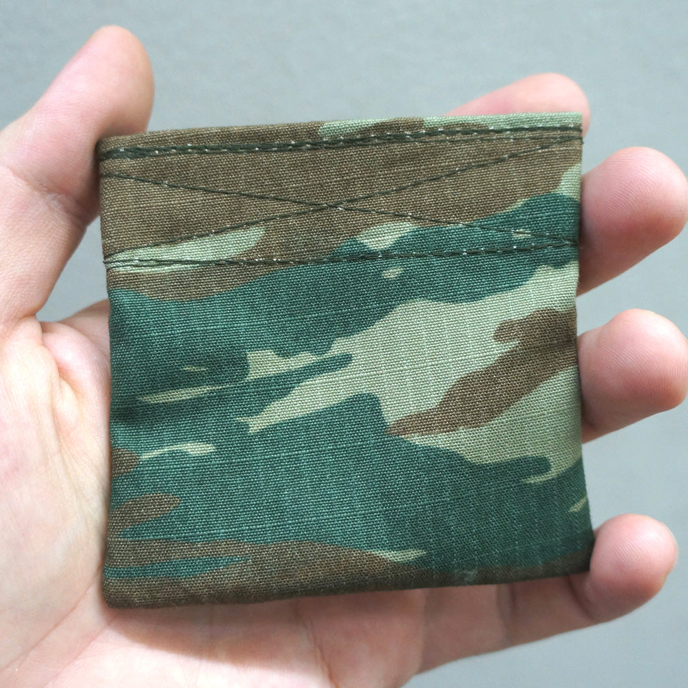 COIN PURSE - 2 LAYERS UNIFORM FABRIC (HELLENIC CAMO)
