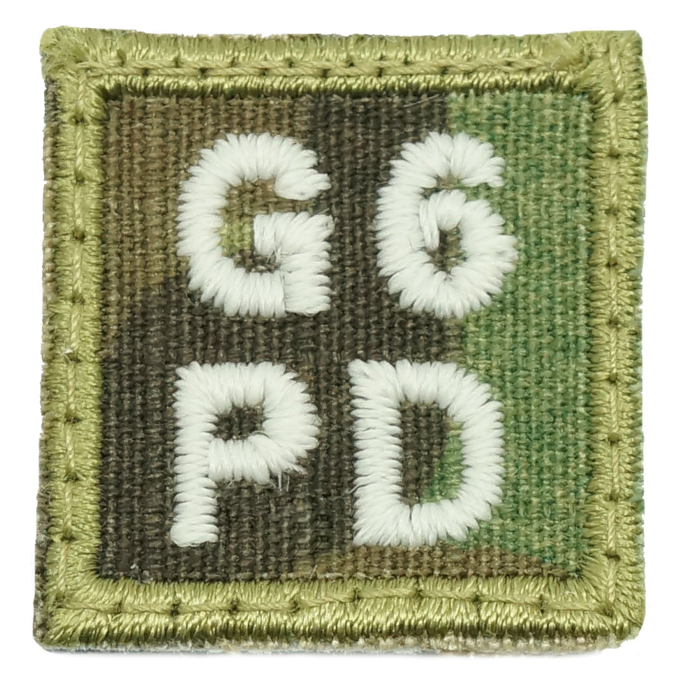 HGS BLOOD GROUP 1" PATCH, G6PD (MULTICAM)