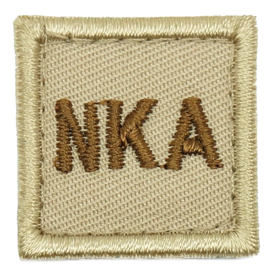 HGS BLOOD GROUP 1" PATCH, NKA (KHAKI)