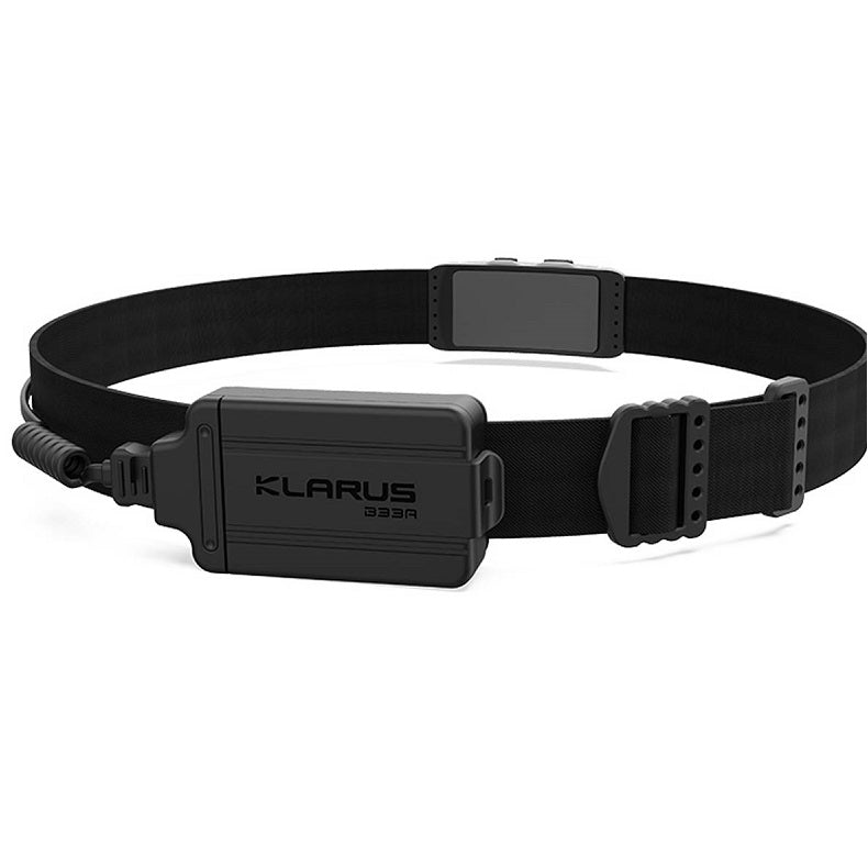KLARUS HR1 PLUS RECHARGEABLE RUNNING HEADLAMP - 600 LUMENS (2000MAH LI-ION BATTERY PACK INCLUDED) - BLACK