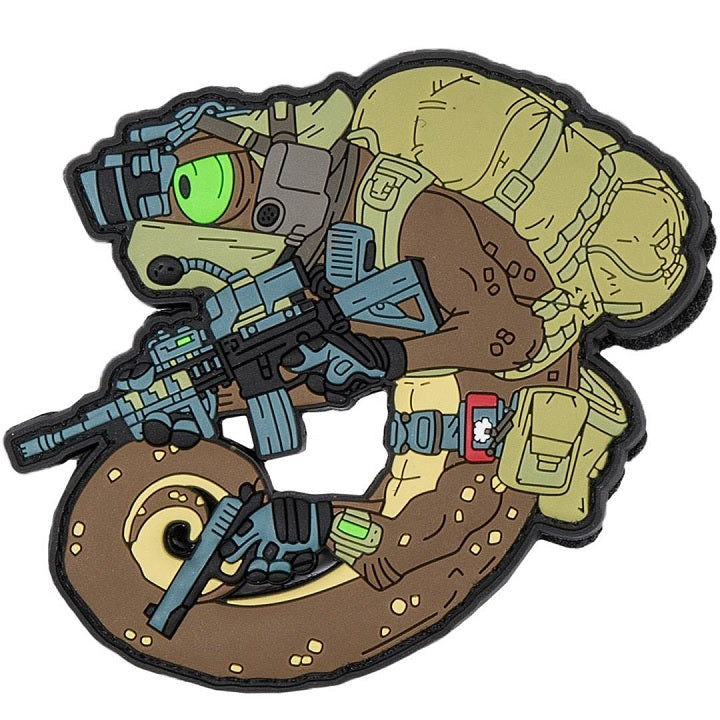 HELIKON-TEX CHAMELEON OPERATOR PATCH (PVC) - DESERT