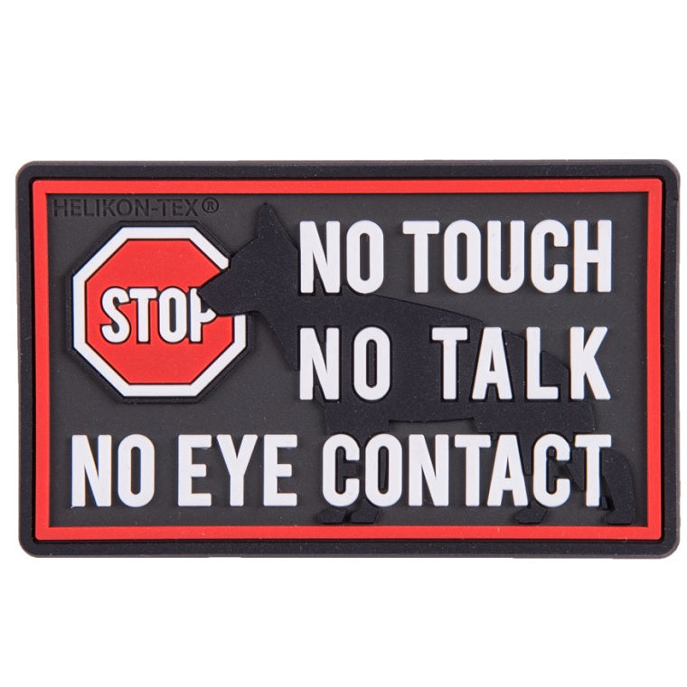 HELIKON-TEX "K9" PVC PATCH - BLACK