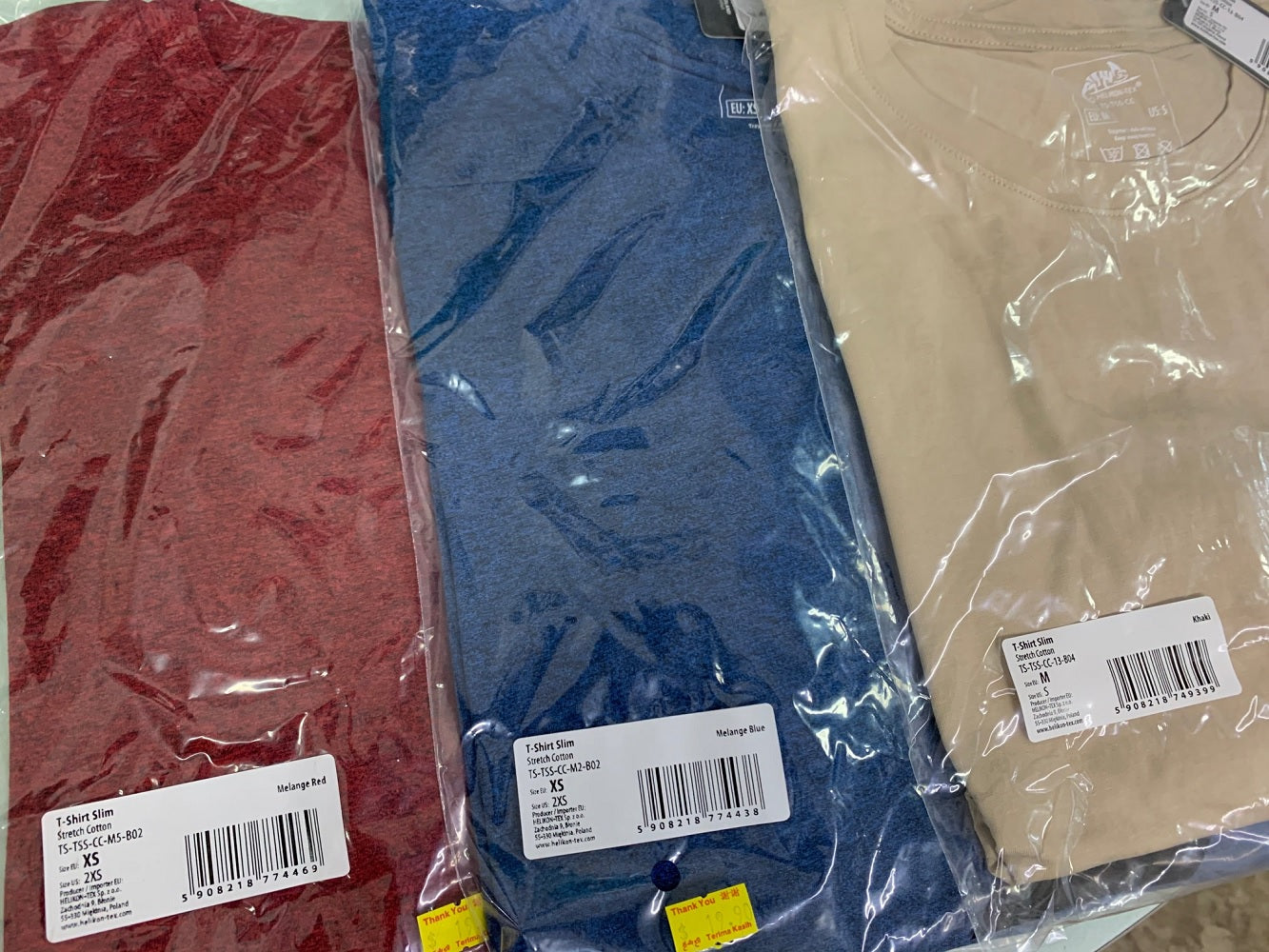 HELIKON-TEX T-SHIRT (SLIM) - MELANGE RED