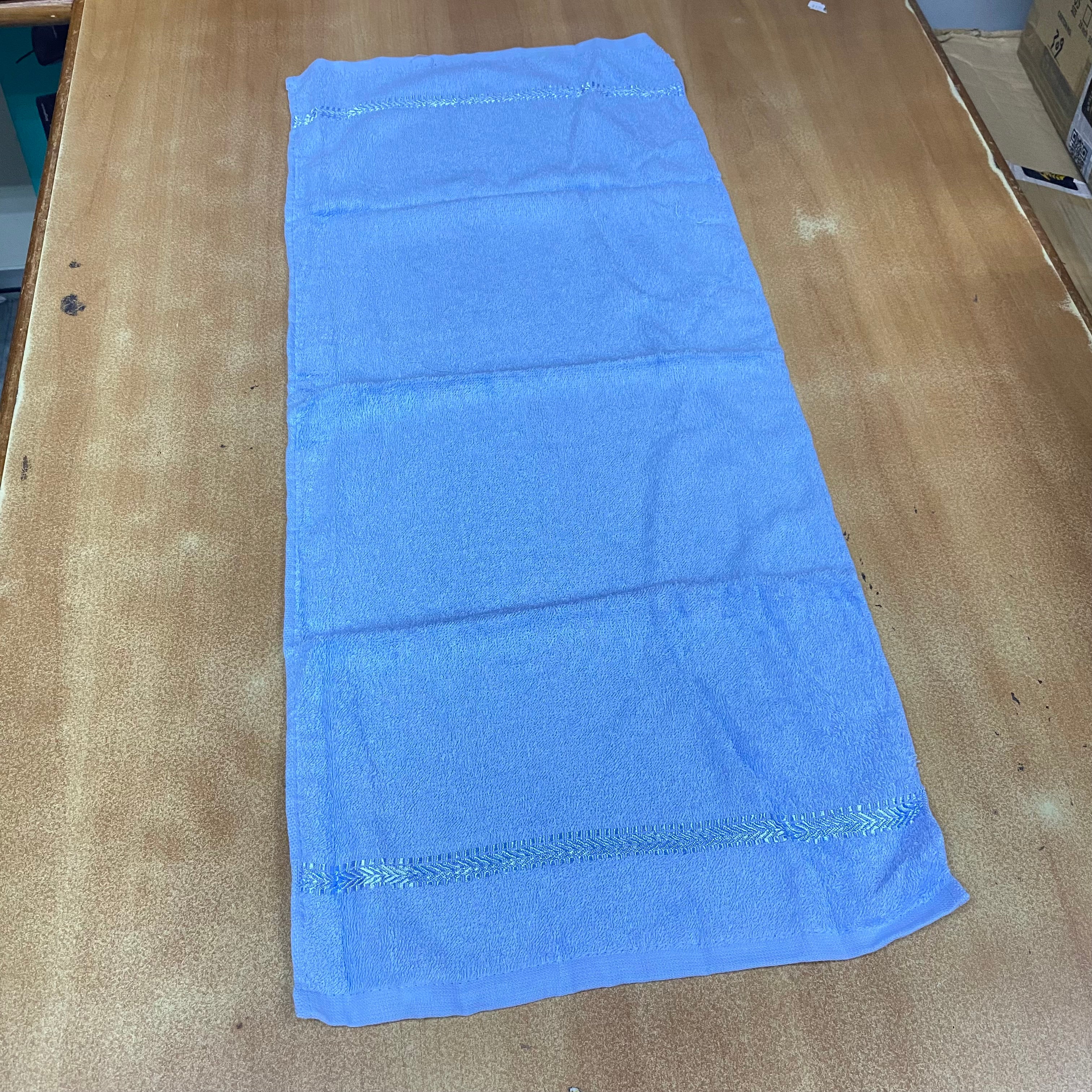 BLUEPOINT 100% COTTON TOWEL - LIGHT BLUE
