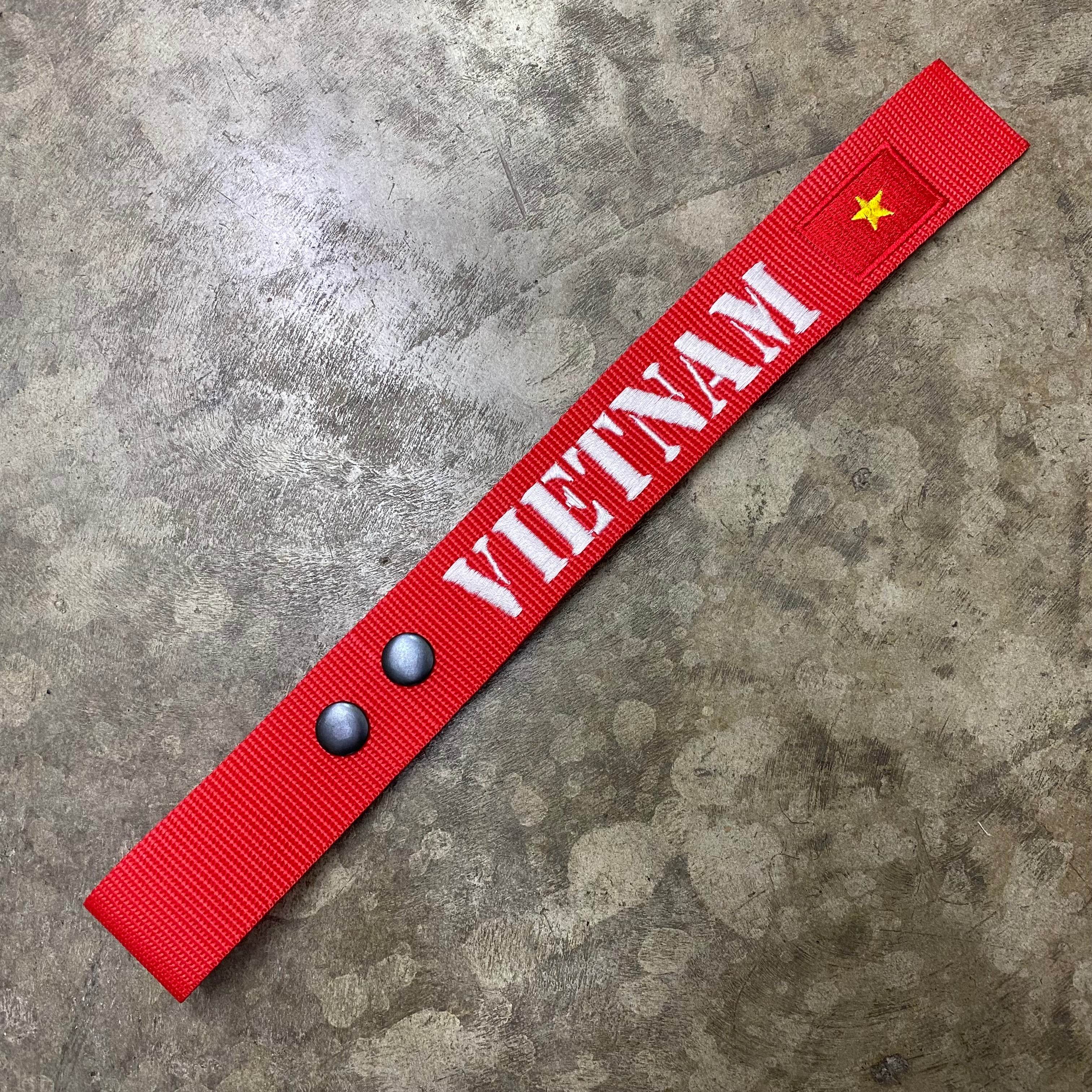 LUGGAGE TAG CUSTOMIZATION WITH VIETNAM FLAG