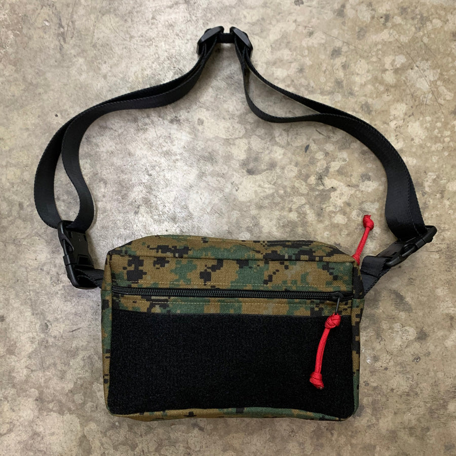 MIL-SPEC SHOULDER SLING BAG - 1000 DENIER CORDURA (U.S. WOODLAND DIGITAL)