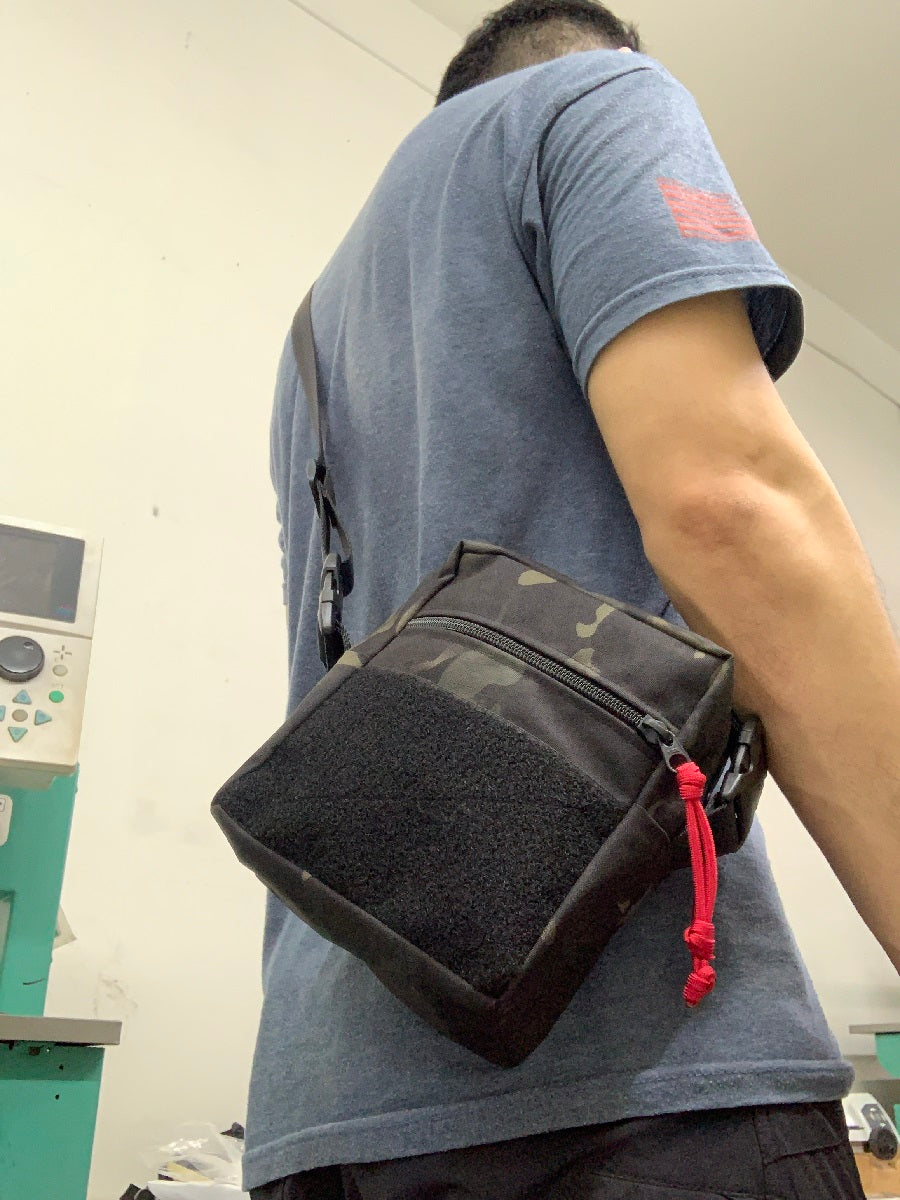 MIL-SPEC COVERT POCKET SLING BAG - 300 DENIER RIP-STOP POLYESTER (KRYPTEK MANDRAKE)